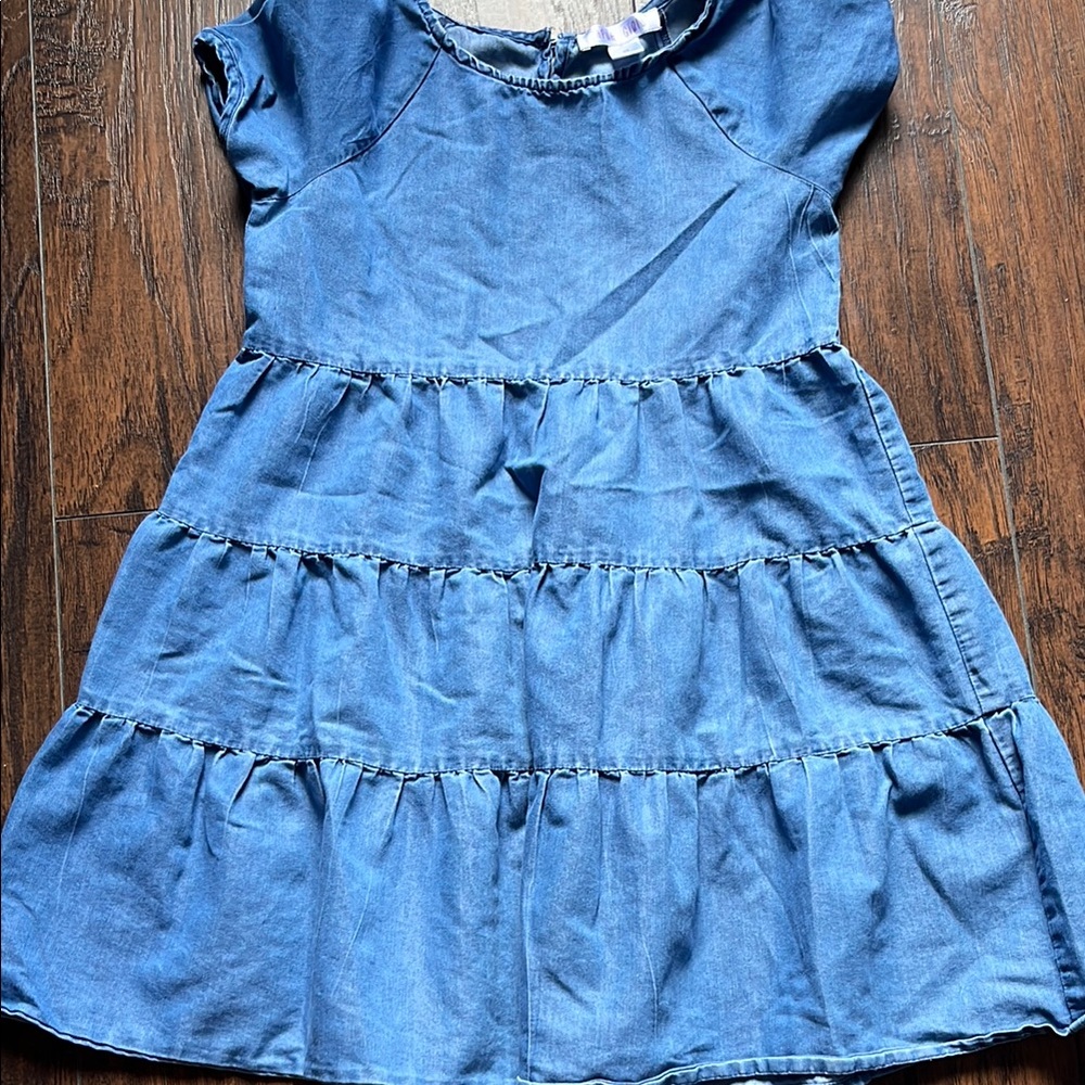 Blue Denim Kids Dress
